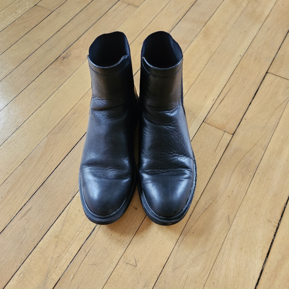 Franco Sarto black Chelsea boot